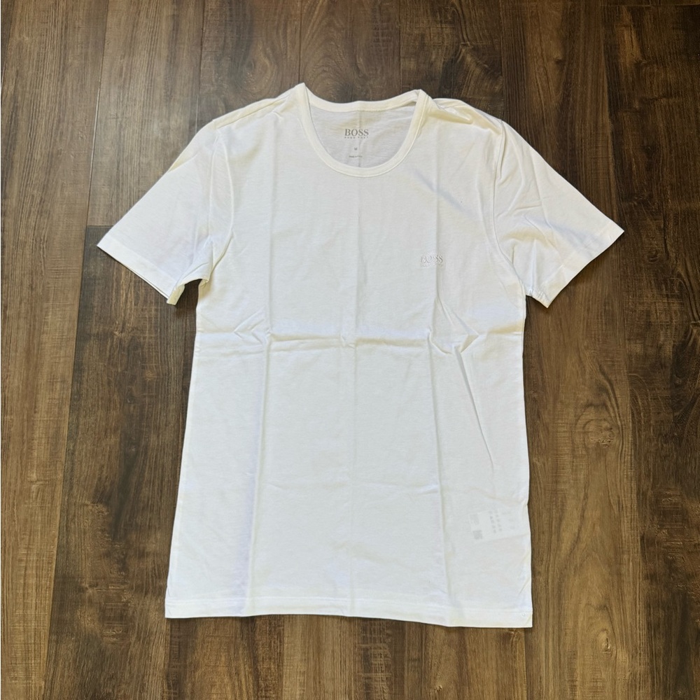 BOSS Men's White T-Shirt